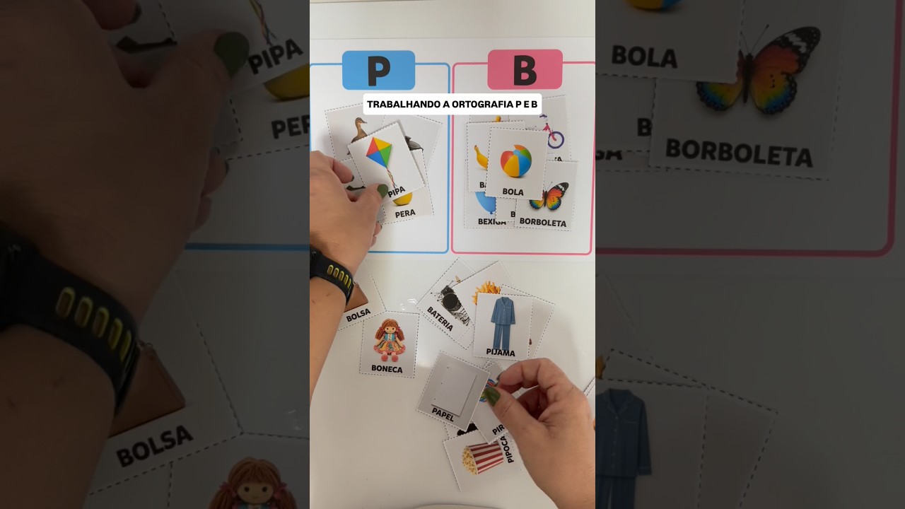 Trabalhando Ortografia de P e B