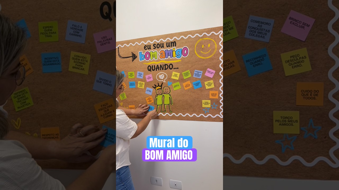 Mural do Bom Amigo - Dia do amigo