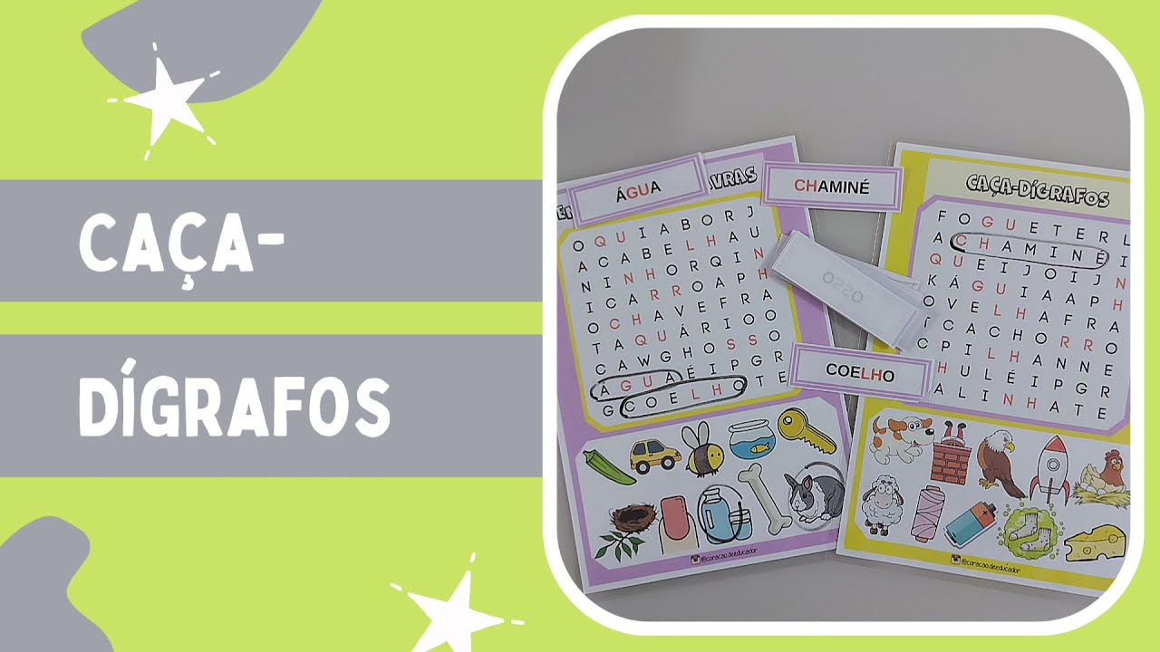 Caça-dígrafos - Reconhecendo as regularidades ortográficas da Língua Portuguesa de forma divertida.