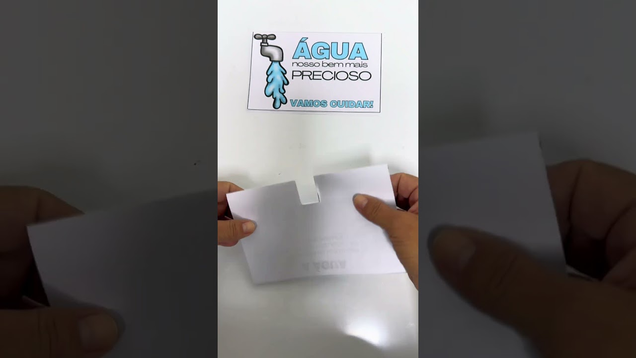 Livro Pop Up - Dia da água
