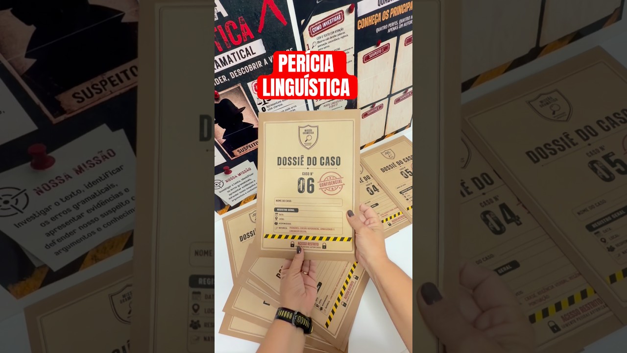 Perícia Linguística- 10 casos para os 8º e 9ºanos