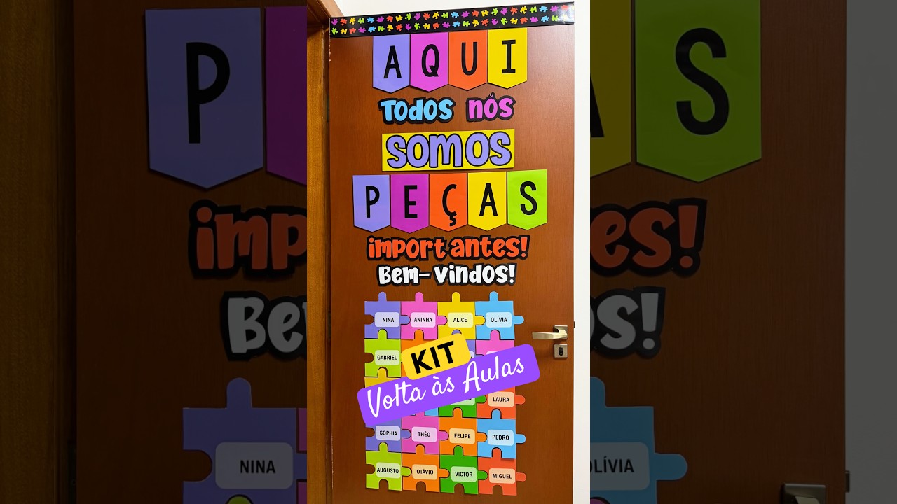 Mini Kit Cada peça é importante - Voltas às aulas