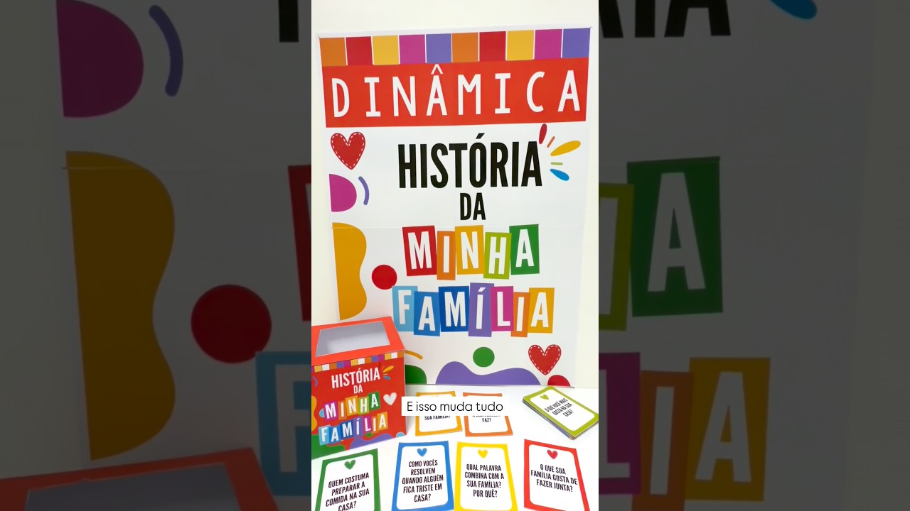 Dinâmica “A história da minha família”