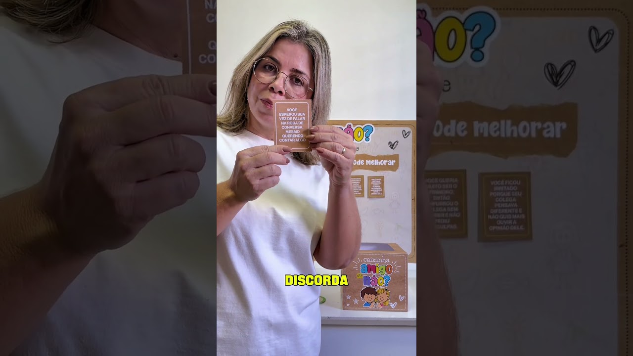 🤝 Caixinha Amigo ou Não? | Atividade Interativa para Trabalhar Amizade e Empatia na Escola