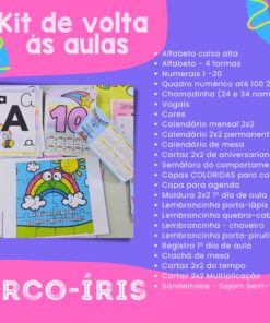 Kit de Volta às Aulas – Arco-Íris