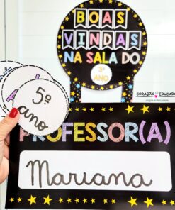Plaquinha de Porta - Boas-Vindas