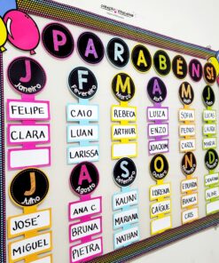 Painel de Aniversariantes - Cores