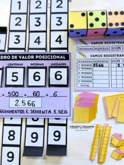 Quadro de Valor Posicional - Unidade de Milhar