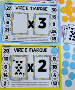 Jogo - Vire e Marque – Multiplicação