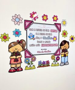 Painel e Lembrancinha Dia da Mulher