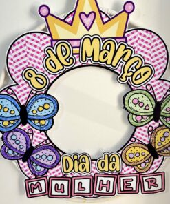 Decoração para Bambolê - Dia da Mulher