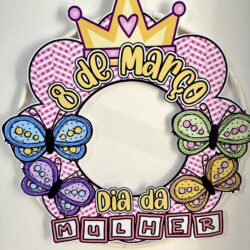 Decoração para Bambolê - Dia da Mulher