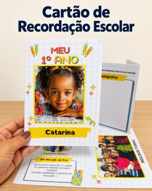 Cartão de Recordação Escolar