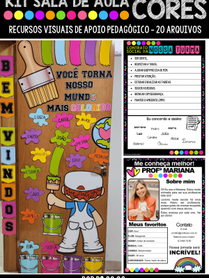 Kit Sala de Aula - Edição Cores