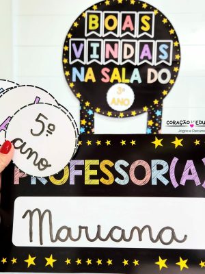 Plaquinha de Porta - Boas-Vindas