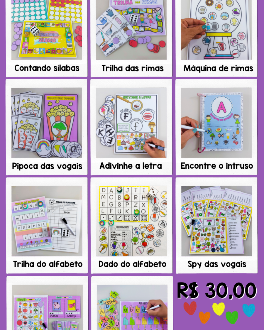 POST PACOTE DE ALFABETIZAÇÃO